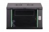 Digitus Szafa sieciowa wisząca Dynamic 19 7U rack 385x600x450mm, drzwi szyba, czarna, niezłożona, 60kg